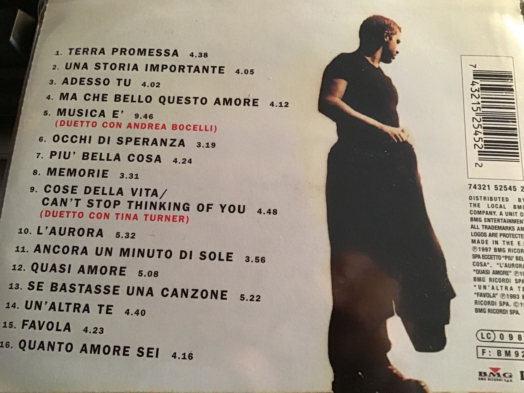 CD: Eros Ramazzotti – Usato da Thierachern venduto da sweden08 1