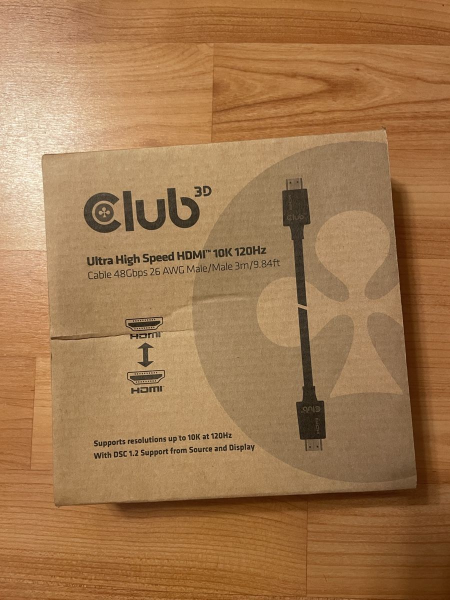 Kabel: Club3D HDMI 2.1 Kabel 3 m – Neu und originalverpackt aus Winterthur von Ala_Minor