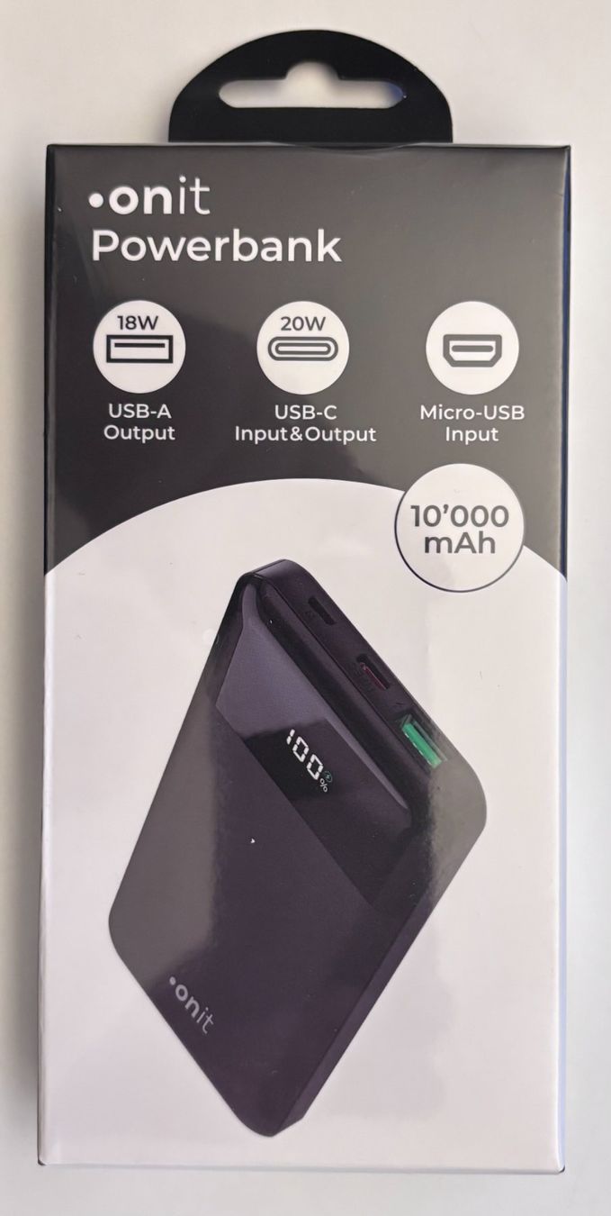 Batterie: onit Powerbank 10'000 mAh – Nuovo e nell'imballaggio originale da Seedorf BE venduto da Duesit