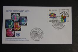 Österreich UN Wien 1985 - FDC - Serie ordinaire