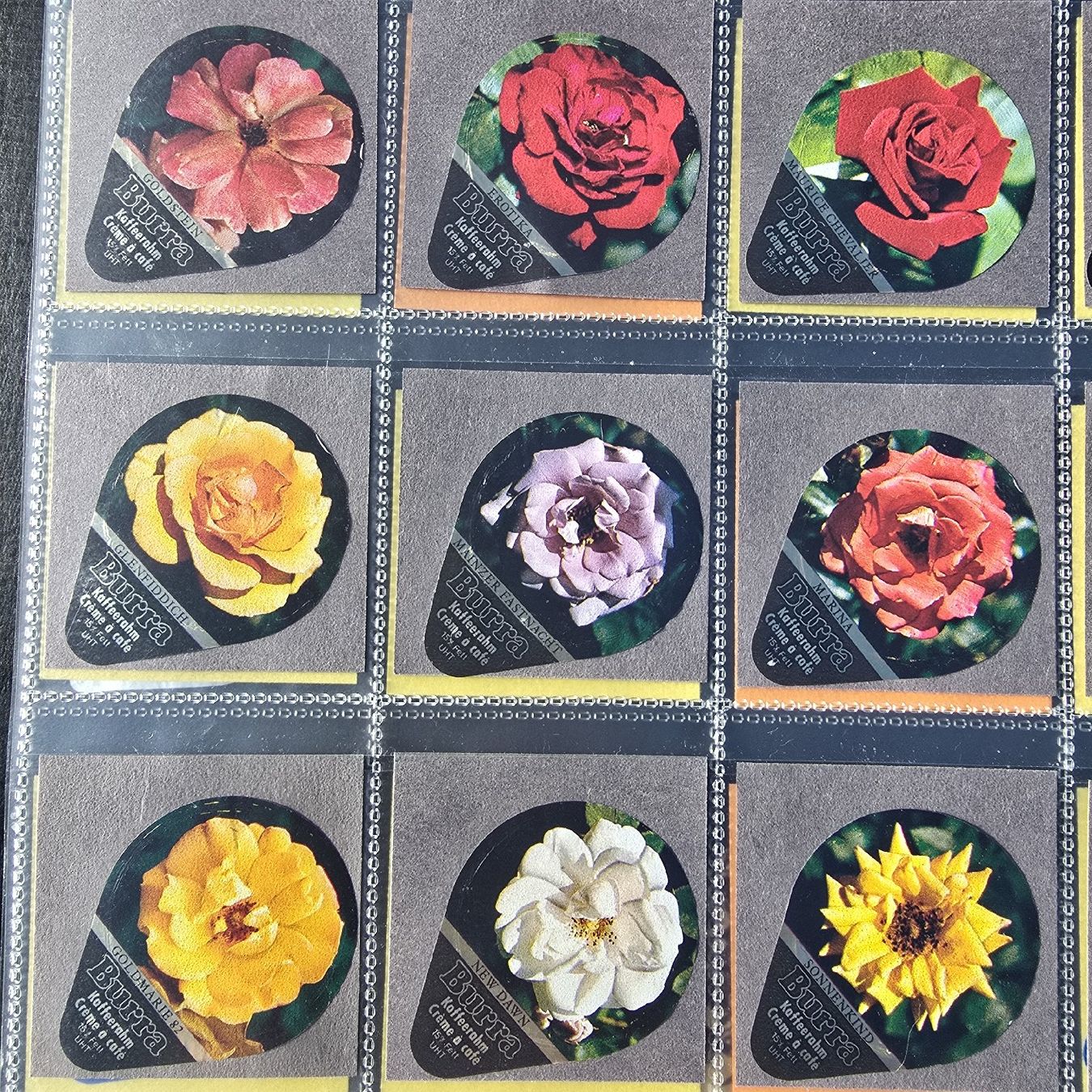 Coperchi dei cremini per caffè: 20 opercules crème à café Burra roses – Usato da Vessy venduto da madfamily 3