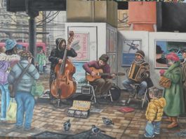 The Buskers. (TNT joue à la gare de Fribourg.)  (Sacatos.)