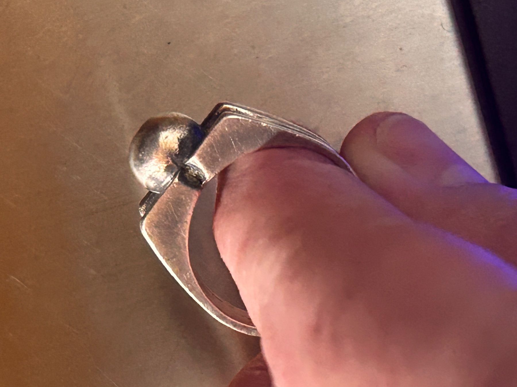 Ringe: Silberring Kugelring Abstrakt (Gr. 52) – Gebraucht aus Laufen von Bellavitaboom 6