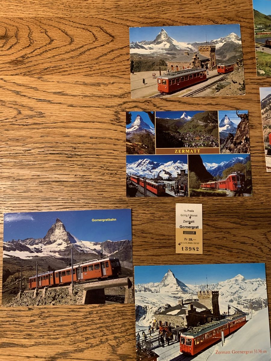 Modelleisenbahnen: Ansichtskarten Cornergrat / FO Bahn – Gebraucht aus Winden von EmilNeu 4