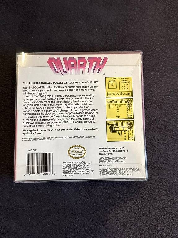 Spiele: Nintendo Game Boy / Quarth / CIB OVP – Gebraucht aus Dulliken von Howdah 1