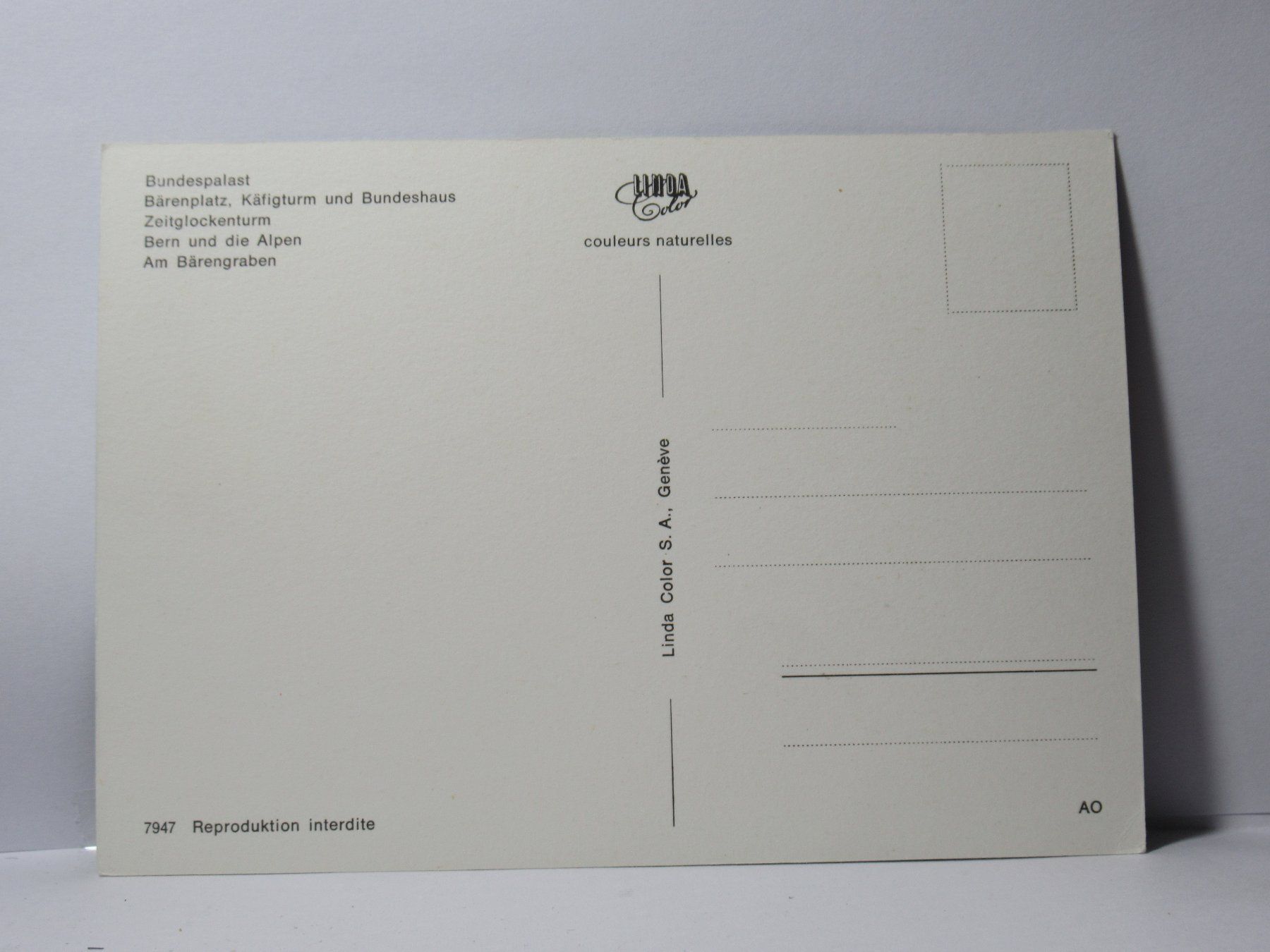 Cartes postales: Bern – Neuf (Voir description) à Grenchen par Bluemchen1900 1