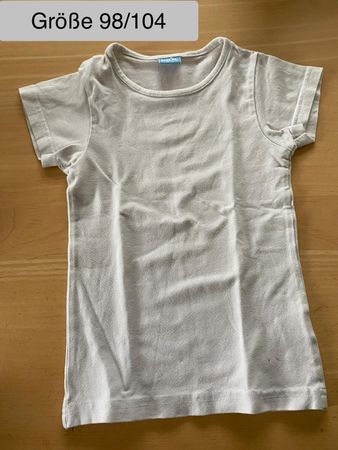 Sommer T-Shirt, Weiss, Grösse 98/104, Top Zustand!