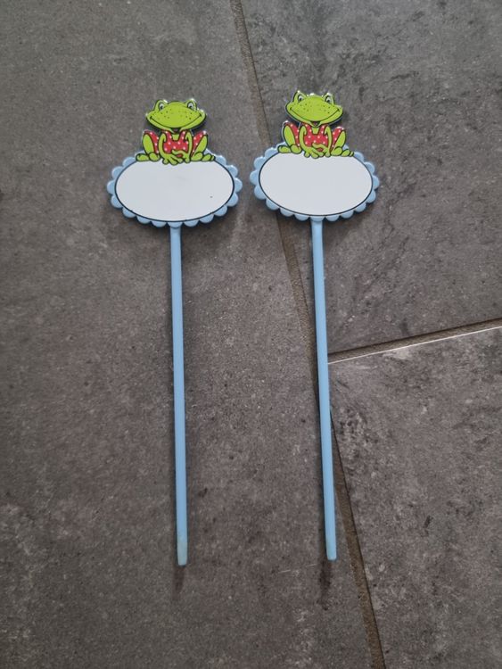 Beschriftung/Stecker für Blumen/Kräuter blau Kaufen auf Ricardo