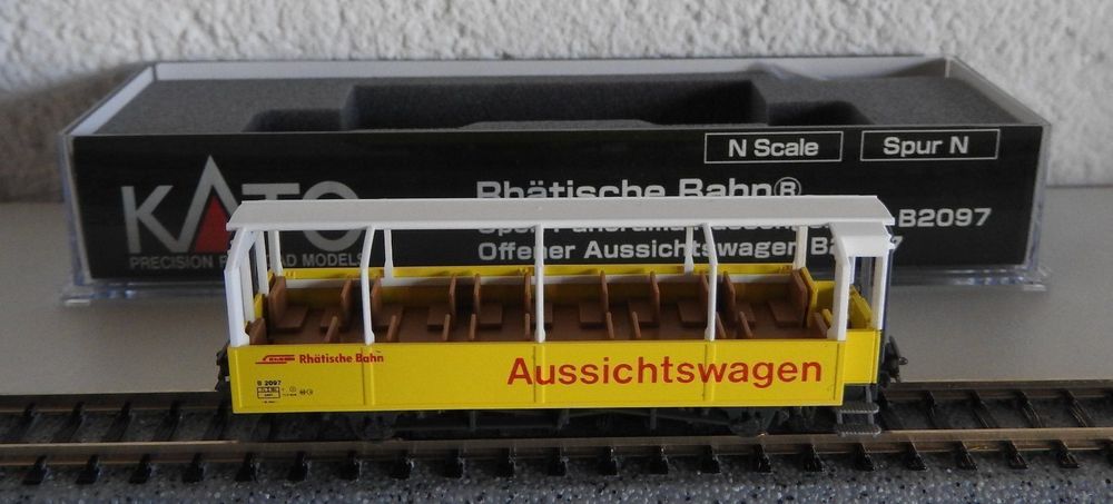 RhB Aussichtswagen Neu von Kato Spur N (Neu und originalverpackt) in ...
