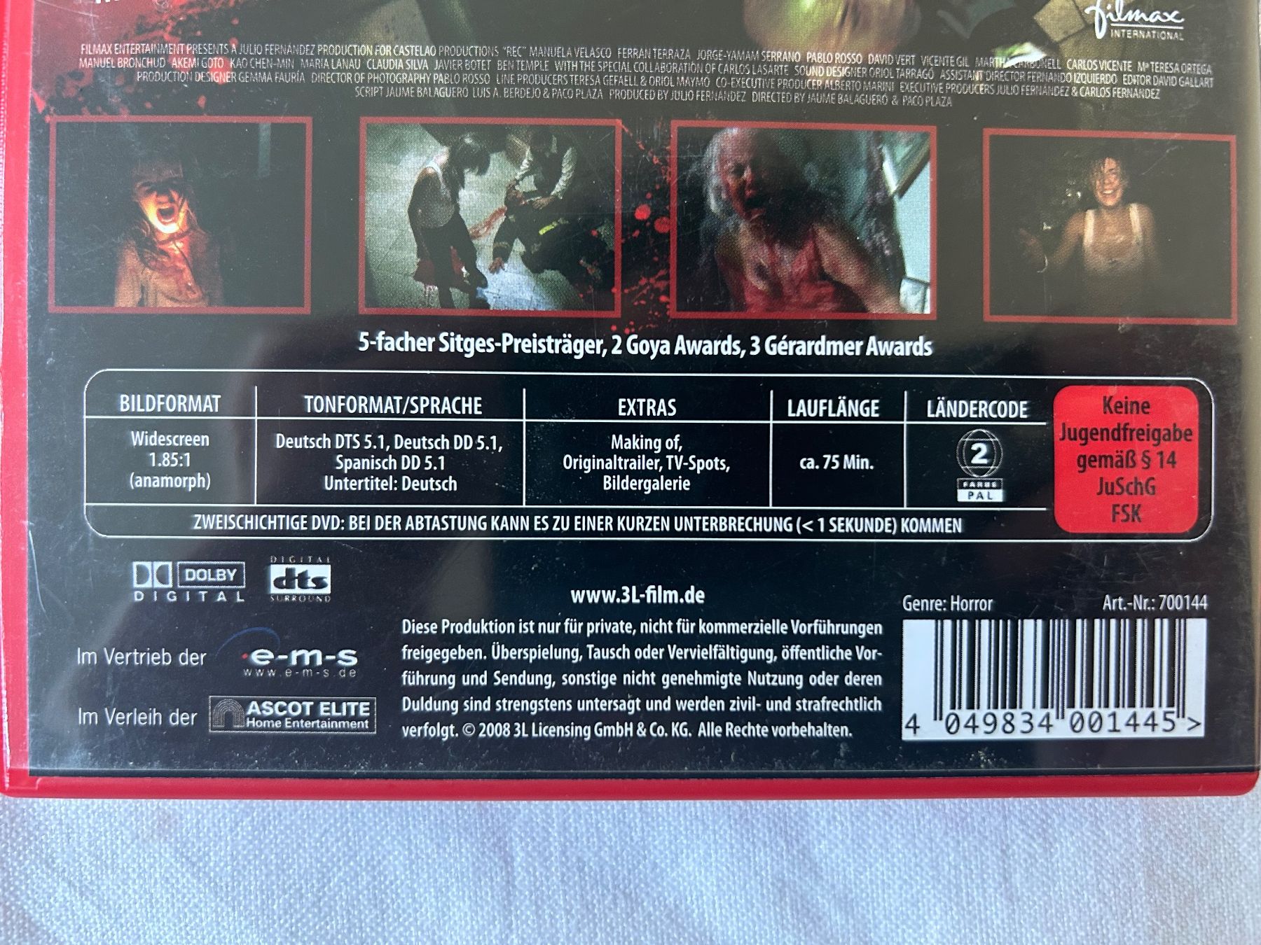 Tutti i DVDs: DVD "REC" - Horror – Usato da Sierre venduto da sevenworlds 3