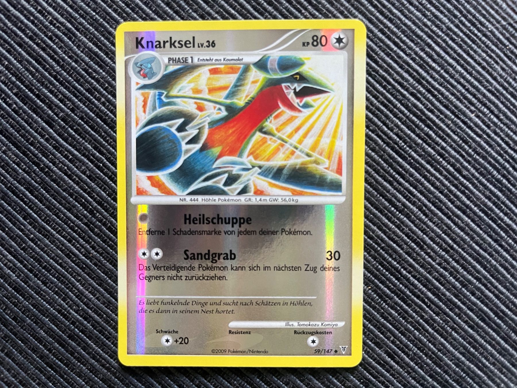 Pokémon Carte collezionabili: Pokemon Knarksel Reverse Holo Ultimative Sieger near Mint – Nuovo (secondo la descrizione) da Wabern venduto da Collectfun