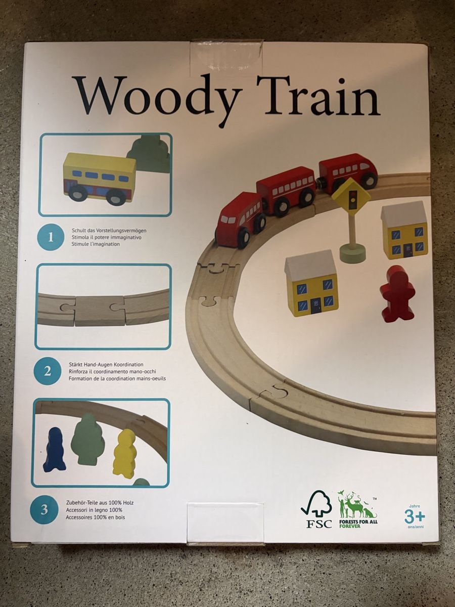 Giocattoli: Holzeisenbahn Woody Train – Nuovo e nell'imballaggio originale da Luzern venduto da ste_xv95 1