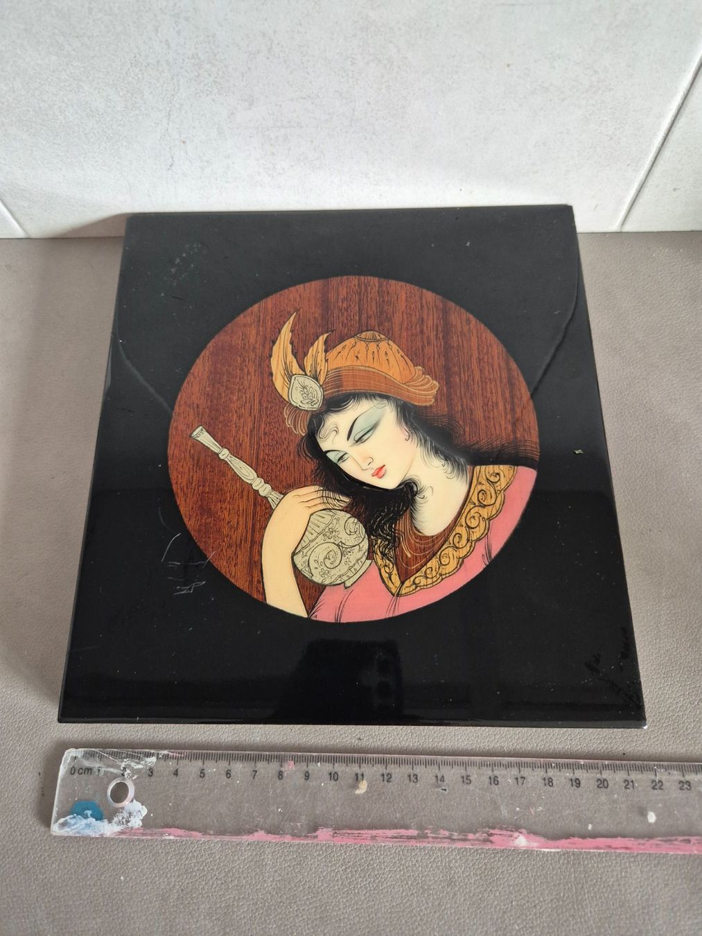 Gemälde: Tableau décoratif russe peint à la main, unique C7 – Gebraucht aus Fully von tameab 1