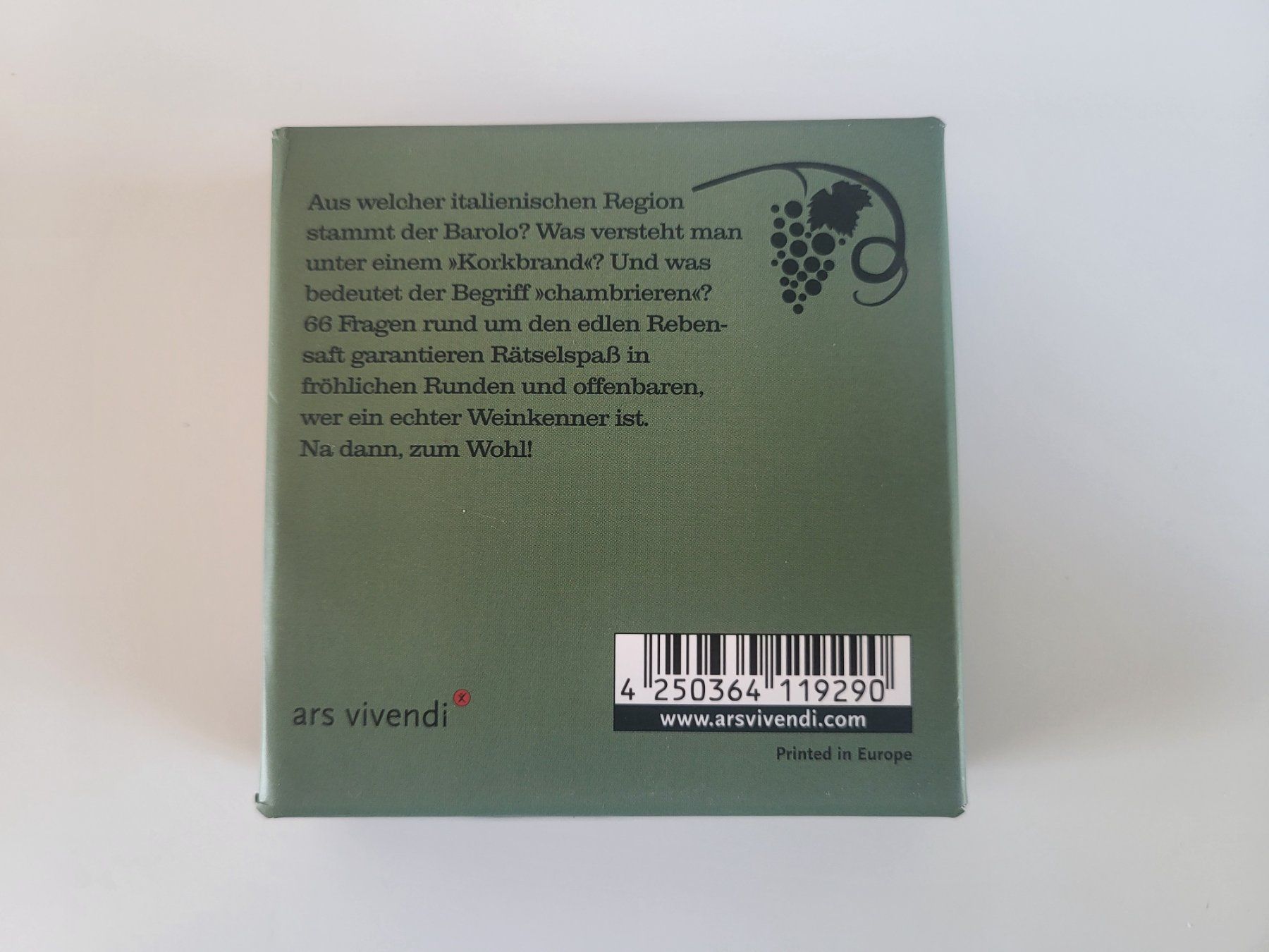 Spiele: Wein-Quiz für in Gesellschaft oder alleine – Neu (gemäss Beschreibung) aus Lausanne von nic_kc96 2