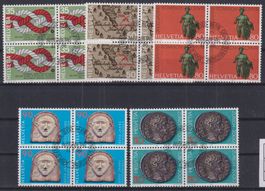 G38) Satz 4.Block 720 - 724, ET Vollstempel, sehe Scan