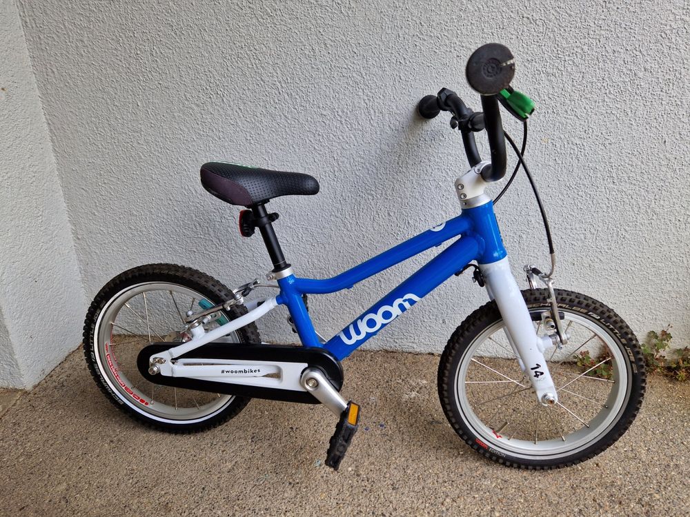 Woom 2 Kinderfahrrad, 14 Zoll, Blau Kaufen auf Ricardo
