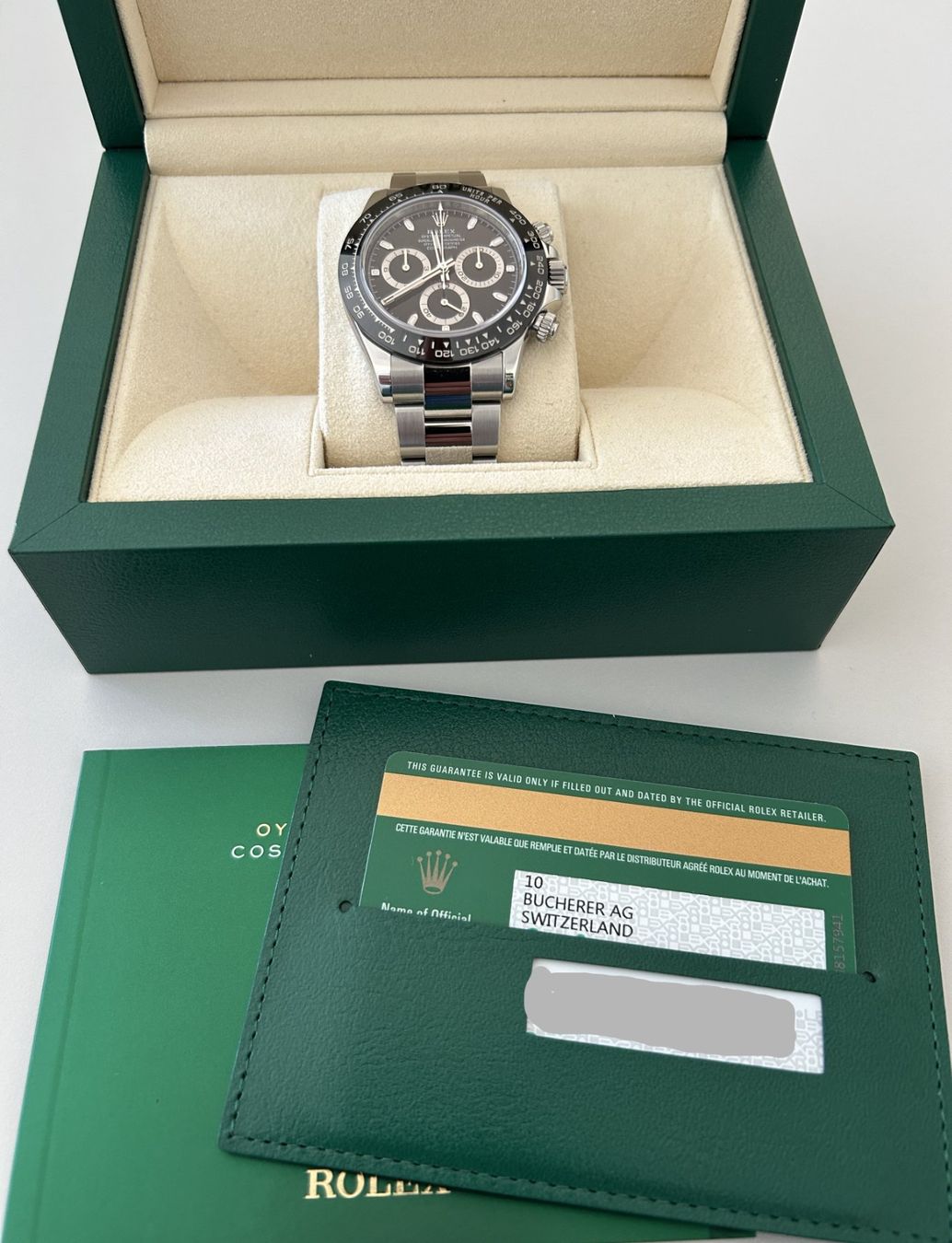 Rolex Uhren: Rolex Cosmograph Daytona, Ref. 116500LN (Full Set) – Gebraucht aus Allschwil von Oyster1926 6
