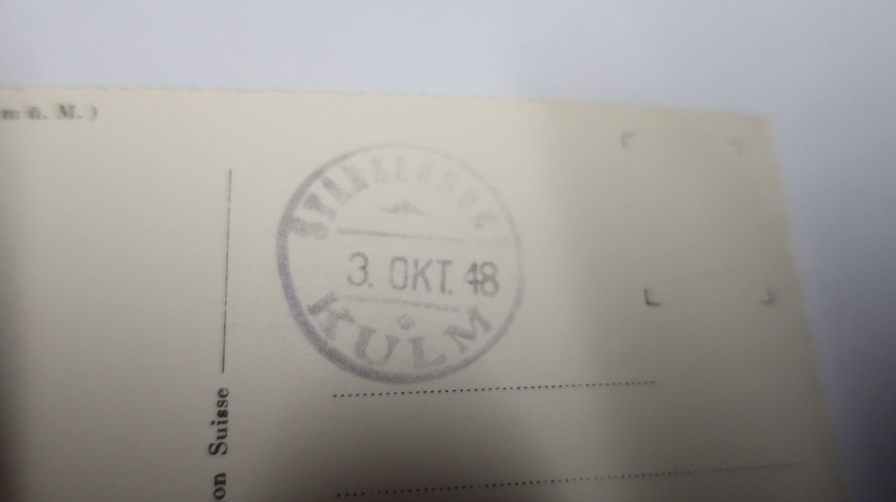 Cartoline postali: Stanserhorn mit Unterwaldneralpen  1948 – Usato da Cormoret venduto da Pascalll2001 6