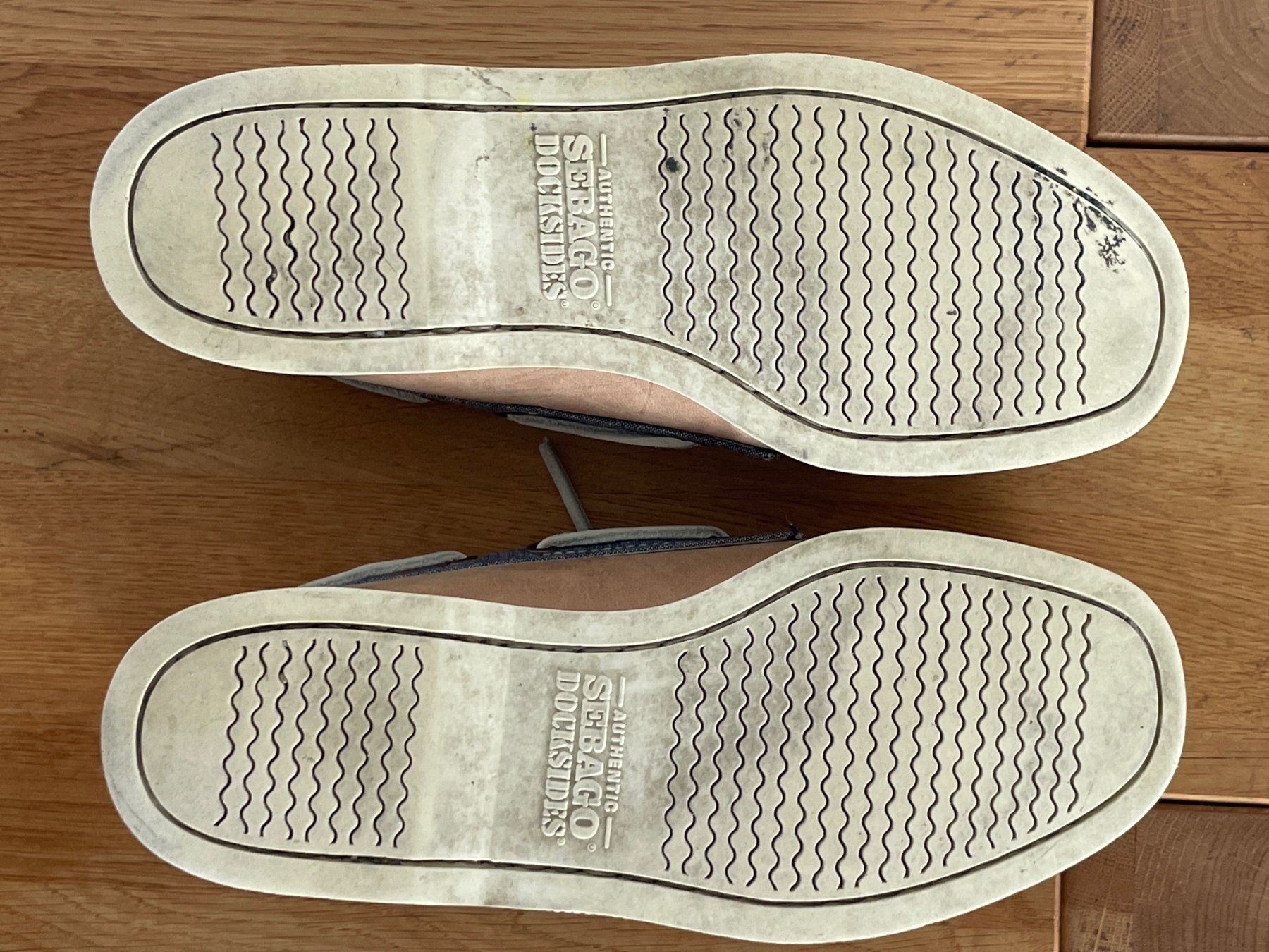 Sebago Scarpe da uomo: Sebago Docksides Spinnaker (beige-blau Gr.41,5) – Usato da Zürich venduto da narviB 5