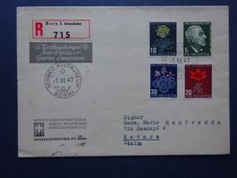 1947 Pro Juventute FDC