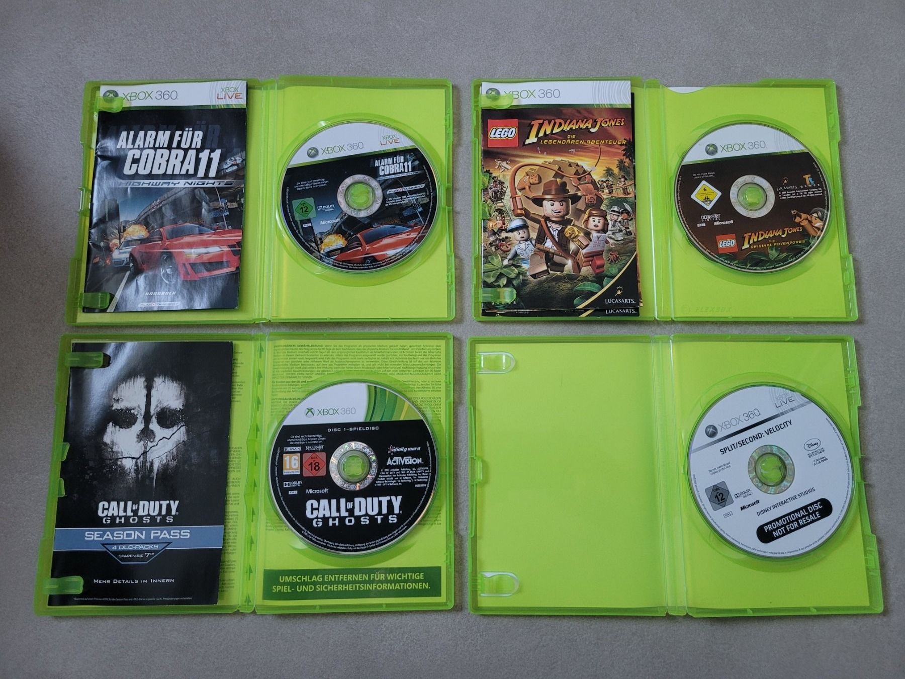 Giochi: 4 x XBox 360 Games – Usato da Uezwil venduto da -Retrogames- 2