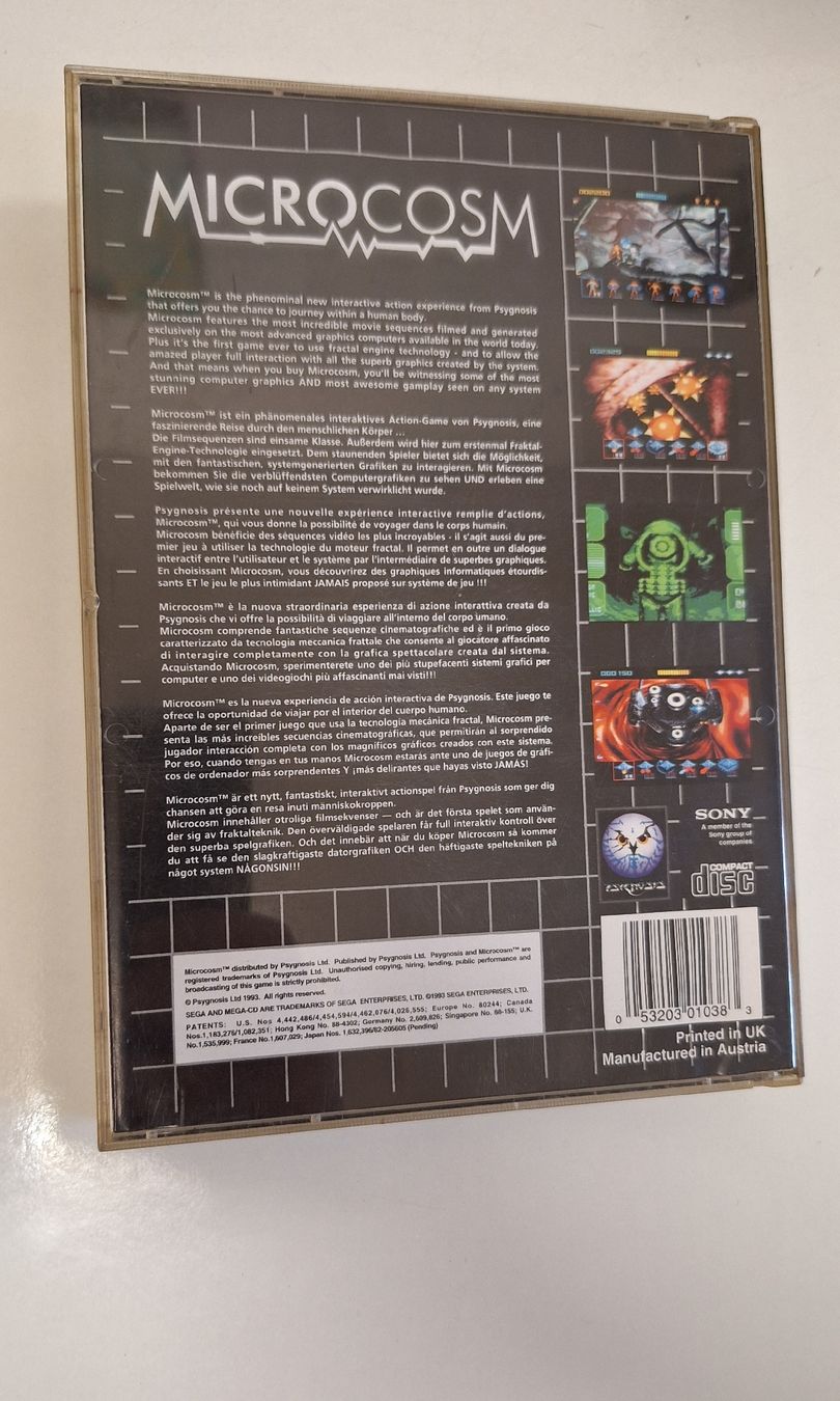 Sega Jeux: Microcosm Sega Mega-CD(PAL) – D'occasion à Wädenswil par RetroManiac86 1