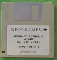 Disquette ATARI highway patrol 2