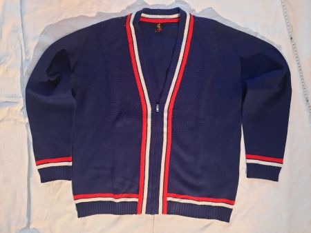 Strick-Wintage-Jacke; Wolle, Marke Principe Italy, unisex, M
