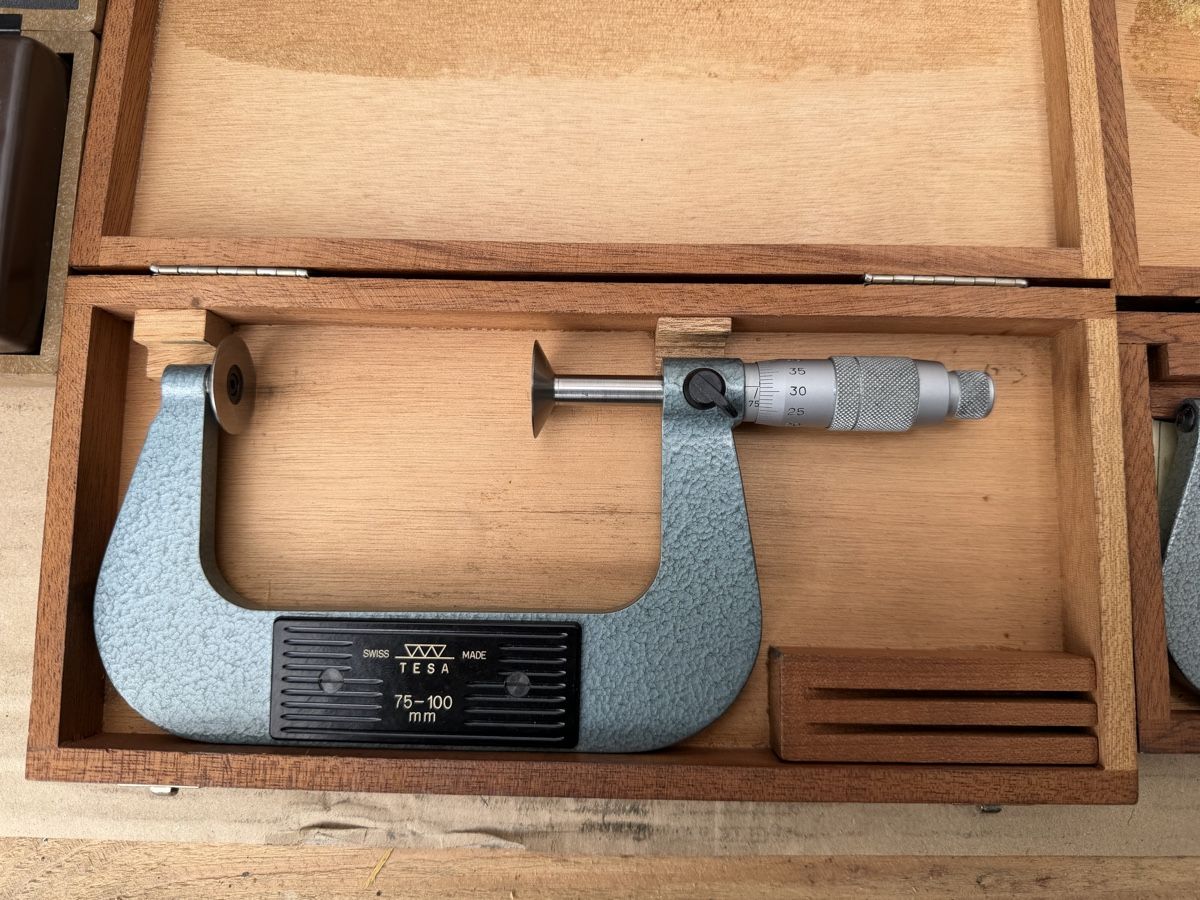 Tesa Misurare: 7 Stk Tesa Mikrometer 75-100mm 50-7 – Usato da Necker venduto da liq24 2