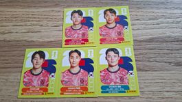 Panini Bilder KOR 7,9,12,14,20