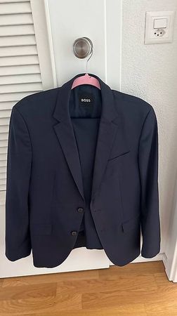 Hugo Boss blauer Anzug