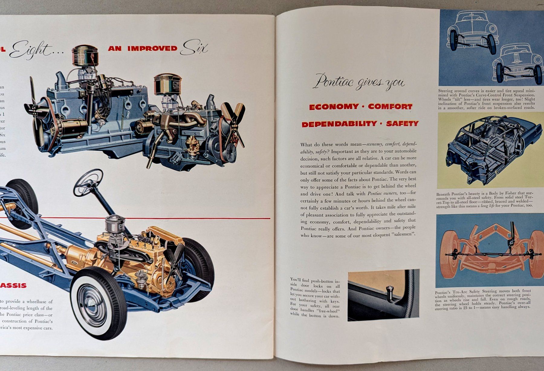 Pontiac Documenti: US-Originalkatalog "1954 PONTIAC", Großformat – Usato da Olten venduto da VanishingPoint.71 4