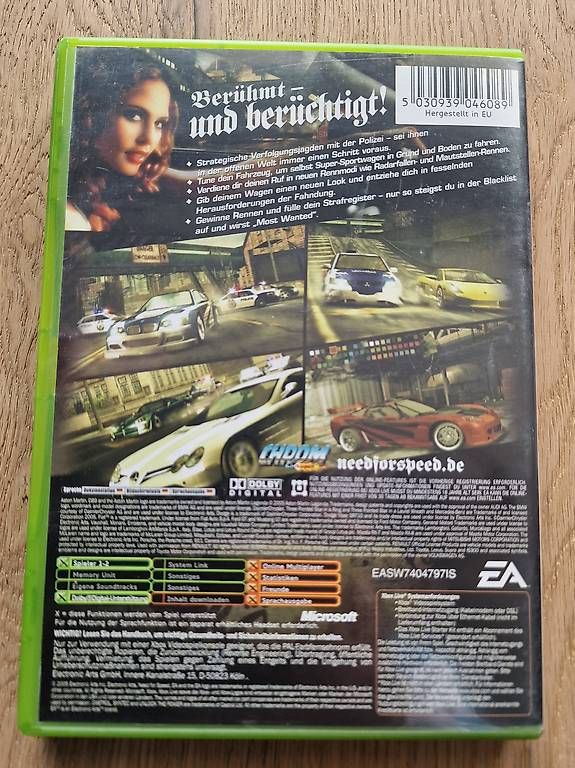 Giochi: Need For Speed Most Wanted Xbox Classic Spiel Game – Usato da Fahrwangen venduto da luk_bhw7 1