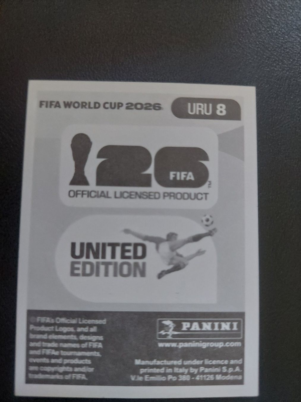 Panini Carte collezionabili: PANINI 2026 -URU 8 – Usato da Biel/Bienne venduto da Deboma 1