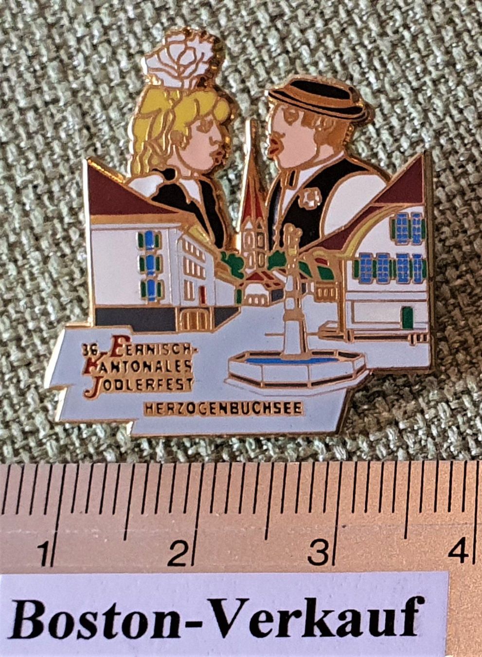 Placchette & Badge: D435 Pin Bern Jodlerfest Herzogenbuchsee – Usato da Reinach BL venduto da Boston-Verkauf 1