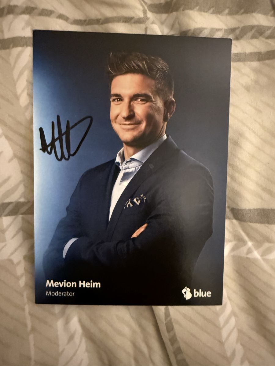Autografi: Mevion Heim Moderator mit Unterschrift guter Zustand – Usato da Rüschlikon venduto da Andi_2000