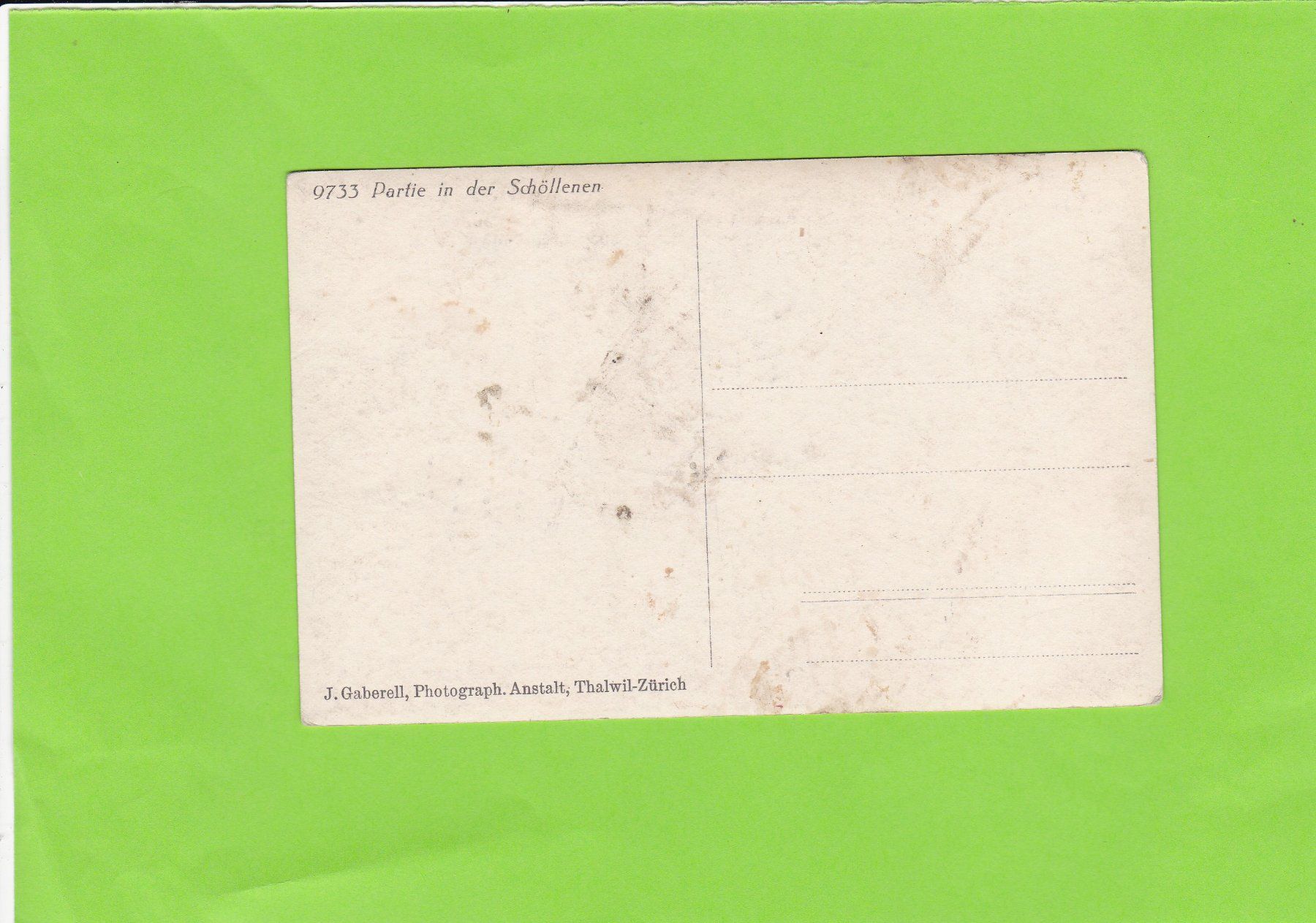 Cartoline postali: Partie in der Schöllenen – Usato da St. Peterzell venduto da neckertal 1