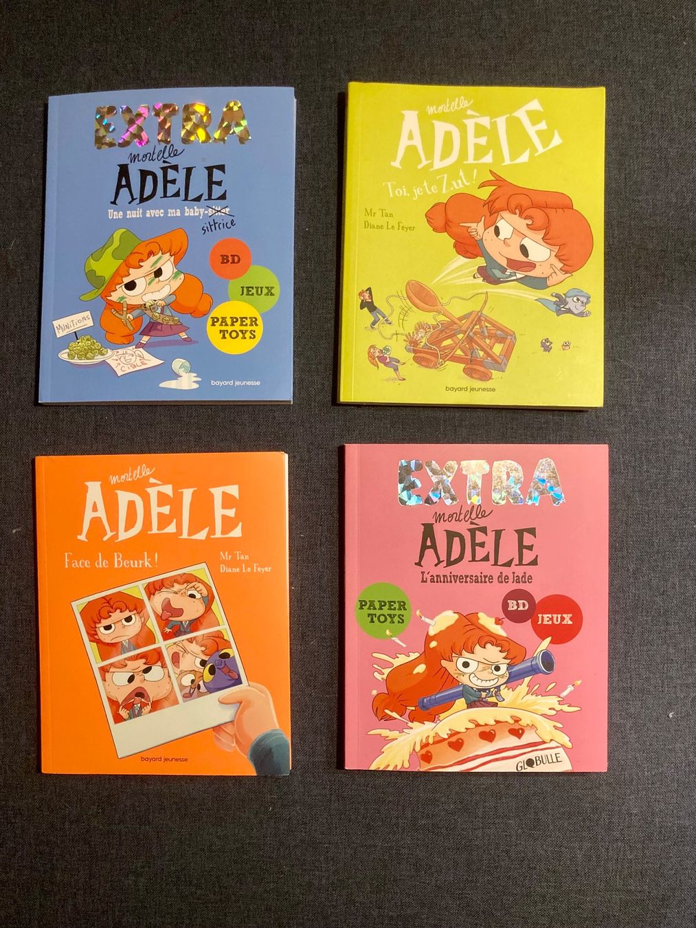 Fumetti: 4 Livres pour enfant - Mortelle Adèle – Usato da Saxon venduto da Burty01