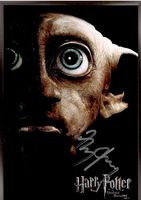 HARRY POTTER DOBBY Toby JONES / TOP AUTOGRAMM
