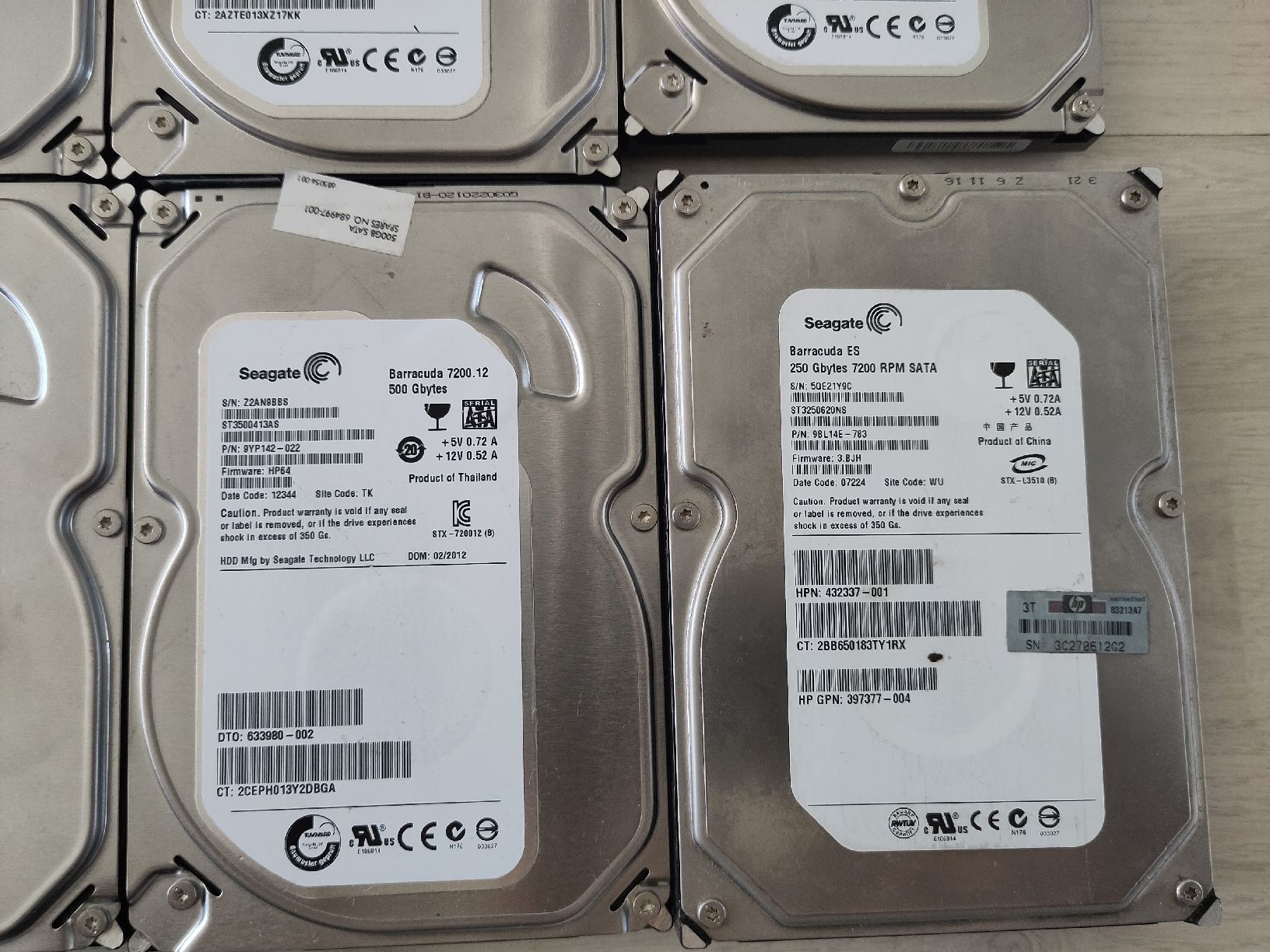 Dischi rigidi: 18x 3.5" HDD 0.25TB - 2TB – Difettoso da Sargans venduto da sve_hjs5 8