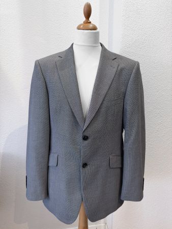 Strellson Premium Line Sakko Gr. 50 Grau Baumwolle