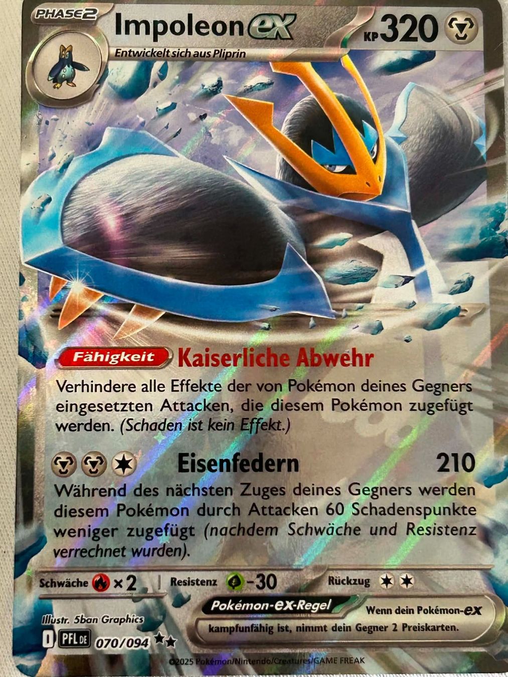 Pokémon Sammelbilder & Trading cards: Pokémon Impoleon ex Fatale Flammen – Neu (gemäss Beschreibung) aus Bern von Flo_Brunner