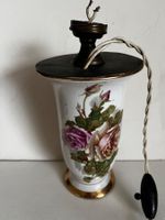 Alte Tischlampe Porzellan