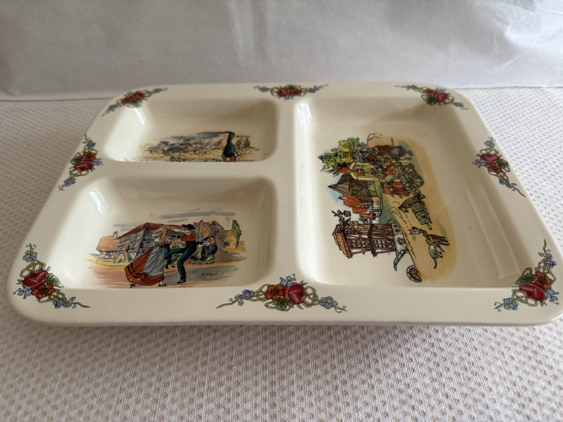 Servierplatten: Sarreguemines - Obernai - plat – Gebraucht aus Sion von accroshoes 1