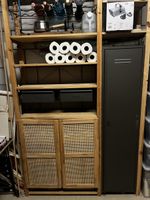Regal IVAR Ikea inkl Metallschrank