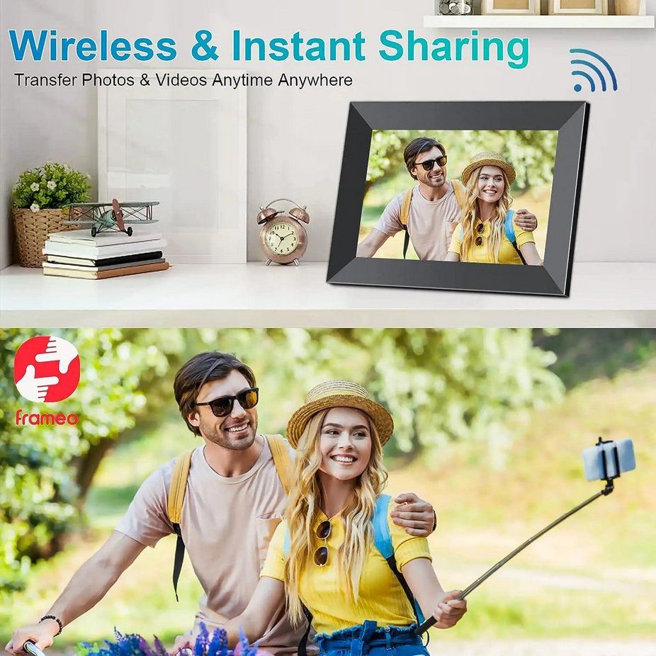 Cornici: Digitaler Bilderrahmen Frameo 10.1" WiFi 32GB IPS Touch – Nuovo e nell'imballaggio originale da Genève venduto da Lotus-18 7
