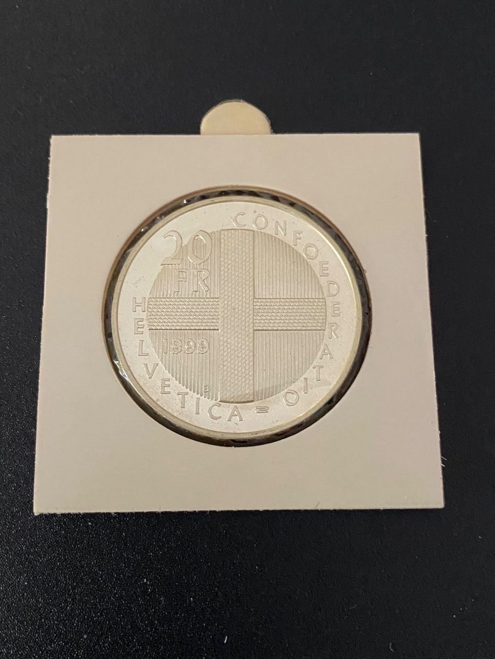 Alle Münzen: 20 francs 1999 Ag. – Neu (gemäss Beschreibung) aus Genève von Mar7319 1