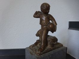 Bronze Appenzeller Hirte Brunnen  / W. Hürlimann 1899-1979