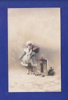 ENFANT / KIND - Neujahr - Mädchen und Blumen