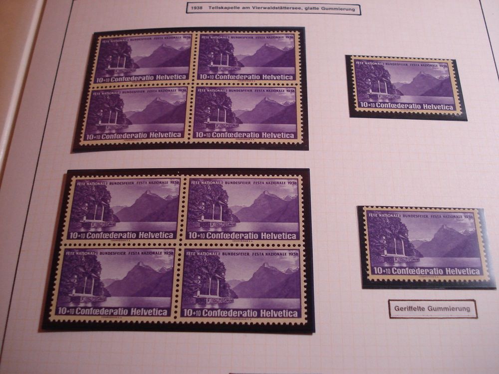 Patria 1938 4erbl   Einzel ** normal   geriffelter Gummi (Gebraucht